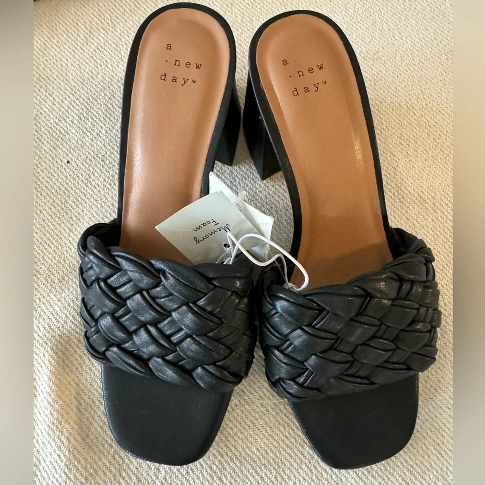 Womens Dorothy Slide Heel A New‎ Day Black Size: 6 NWT - Picture 3 of 4
